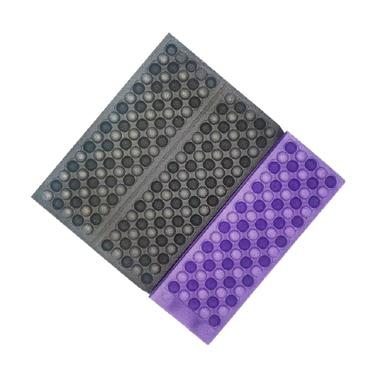 Asiento Plegable Espuma Impermeable Camping Montaña Violeta