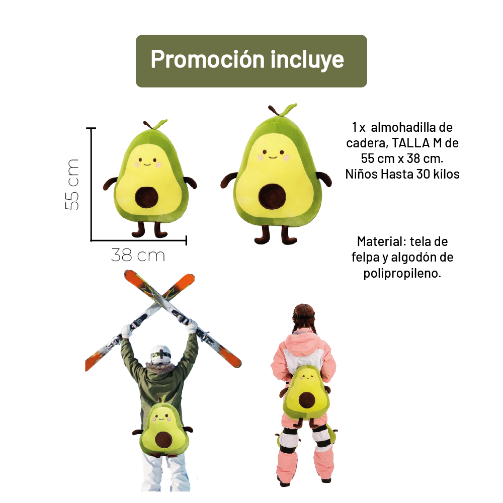 Proteccion Cadera | Ski Snowboard Seguro Divertido | Niño Palta M