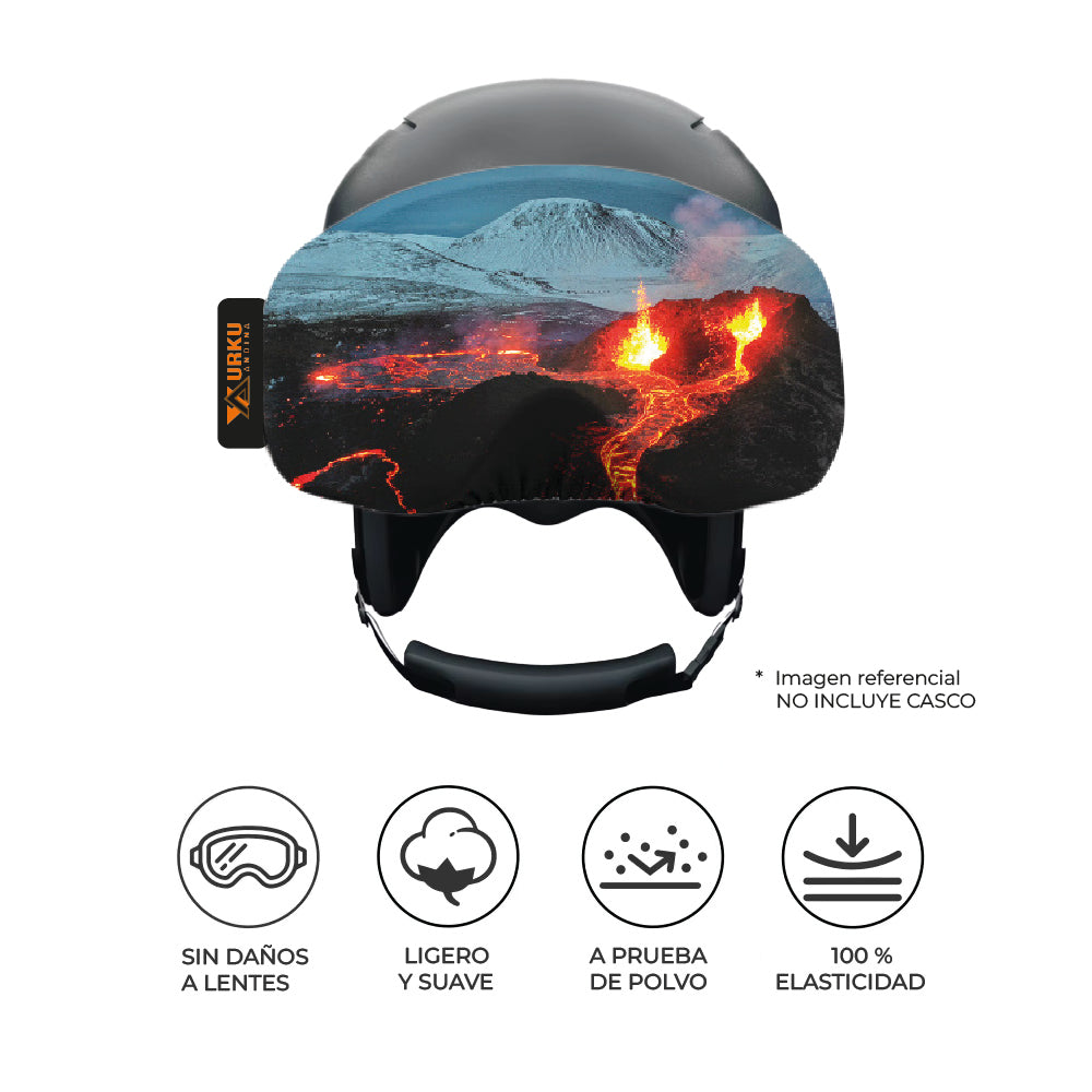 Funda Antiparras Ski/snow/bici Microfibra Rash