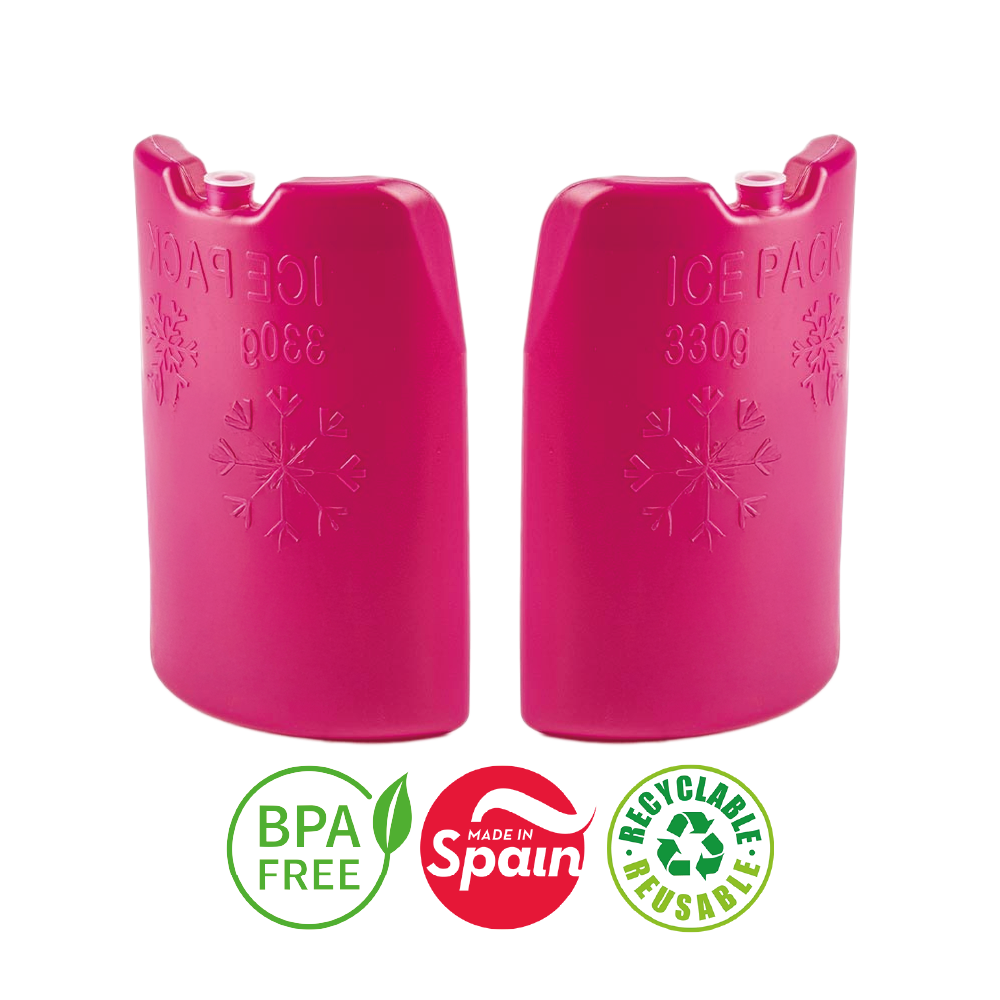 Acumulador De Frio Cooler 330 Gr x2 - PlasticForte Botellas - 4,5 x 11,5 x 17 - N°06