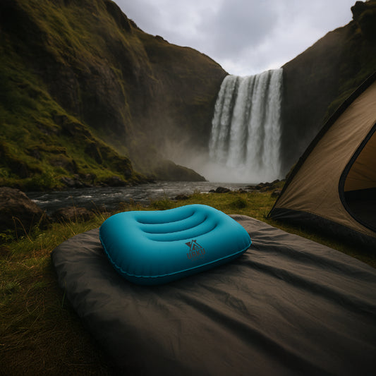 Almohada Tpu Inflable Ultraligera Camping Montaña Playa 100g