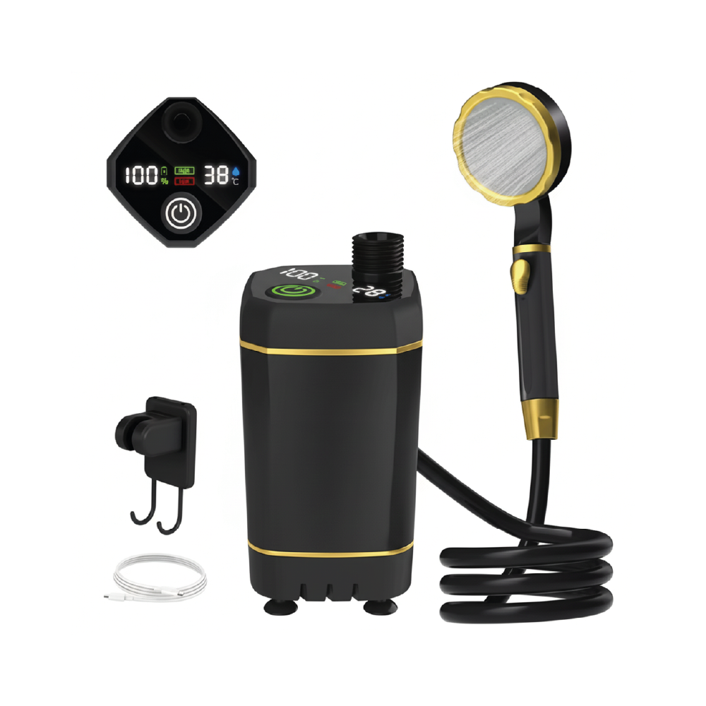 Ducha Portátil Offroad 6000 mAh IPX7 – Potencia y Resistencia Todo Terreno