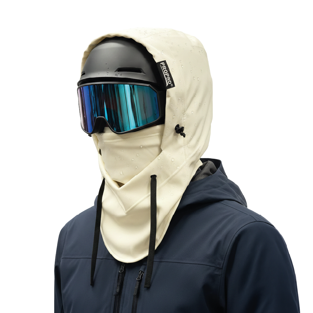 Pasamontañas Técnico 3 Capas Impermeable Ski Snowboard Alta montaña  beige