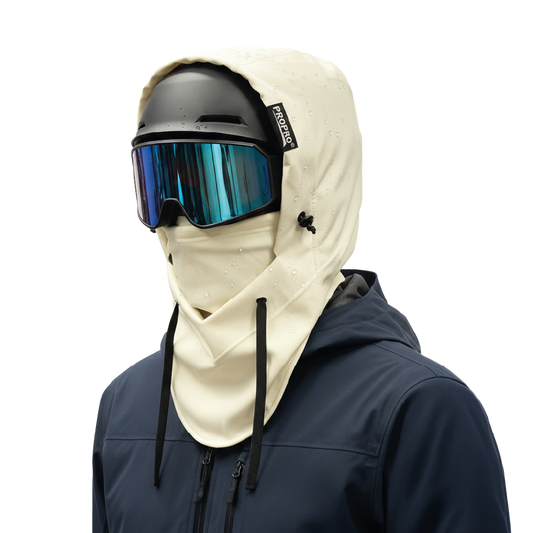 Pasamontañas Técnico 3 Capas Impermeable Ski Snowboard Alta montaña  beige
