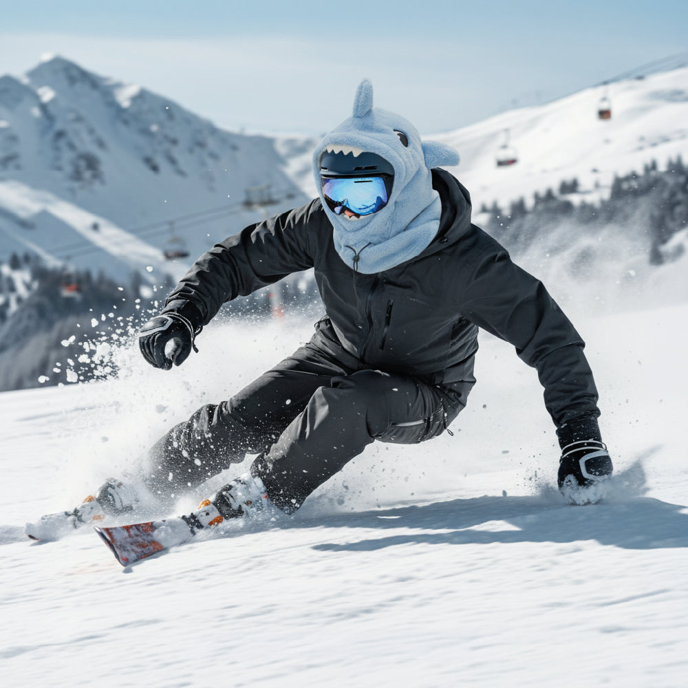 Pasamontañas Tiburón Celeste Ski Snowboard – Térmico Adulto