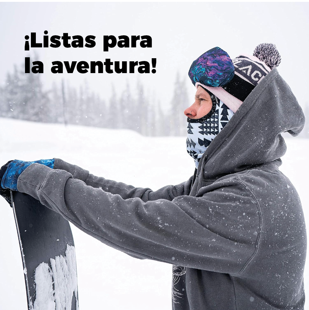Funda Antiparras Microfibra | Ski, Snowboard Bicicleta Getting Dark