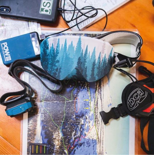Funda Antiparras Microfibra | Ski, Snowboard Bicicleta Getting Dark