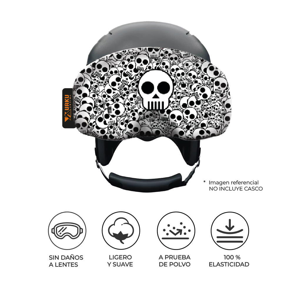 Funda Antiparras Microfibra | Ski, Snowboard Bicicleta Skull Mob