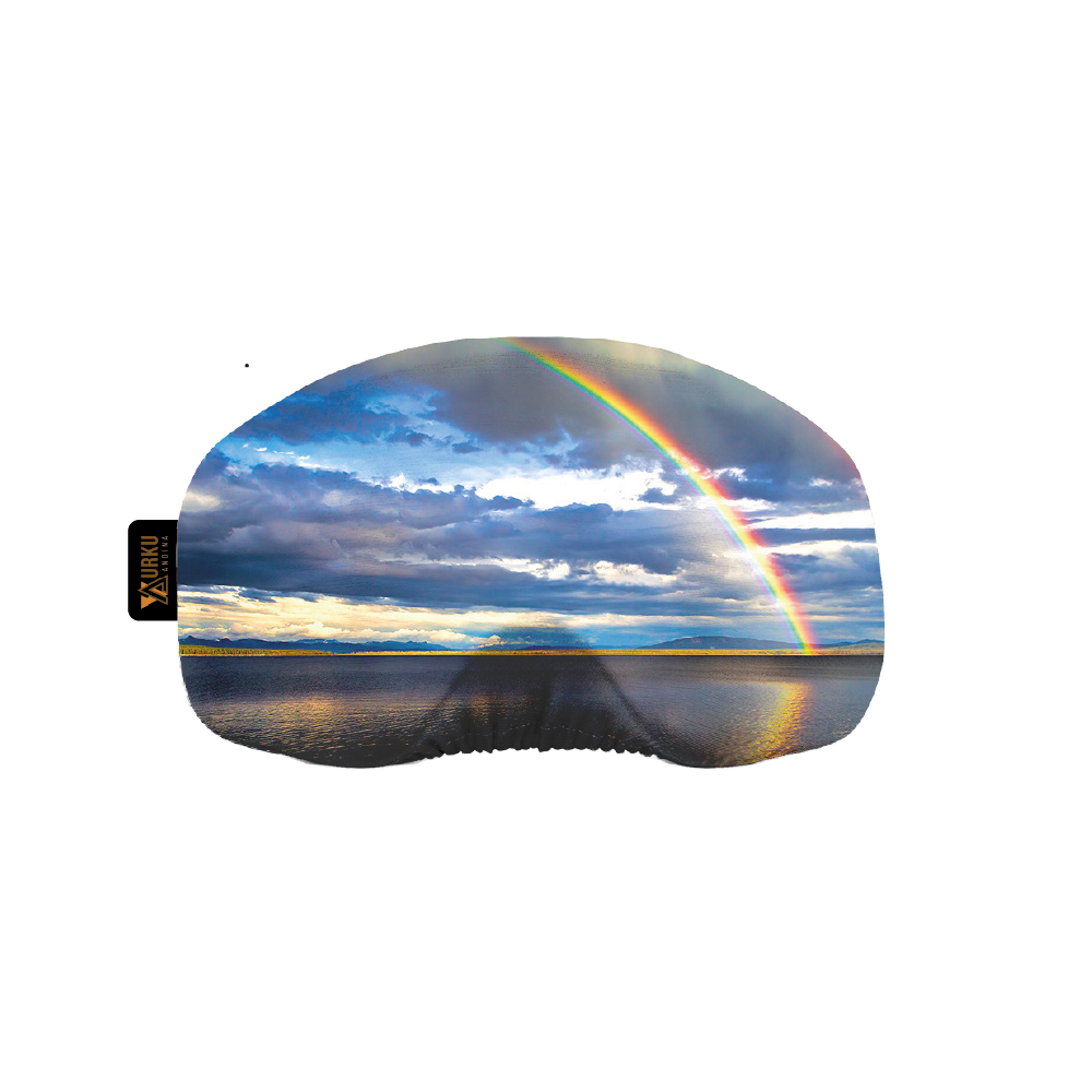 Funda Antiparras Microfibra | Ski, Snowboard Bicicleta  Double Rainbow