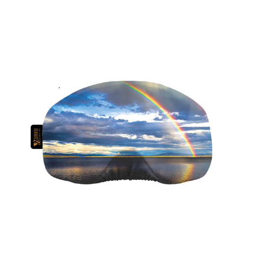 Funda Antiparras Microfibra | Ski, Snowboard Bicicleta  Double Rainbow
