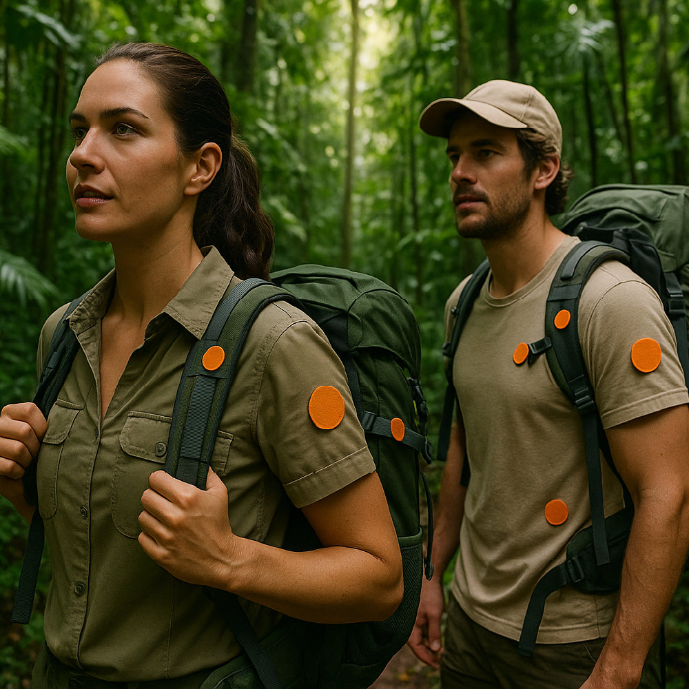 Parches Repelentes Citronela 24U - Protección Natural Bajo EN DEET Contra Mosquitos