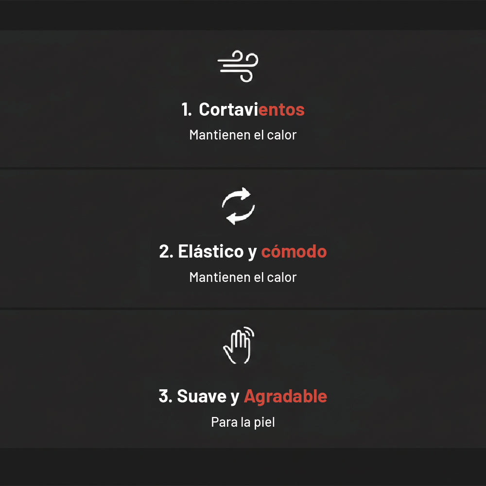 Guantes Deportivos Térmicos – Trekking, MTB y Running