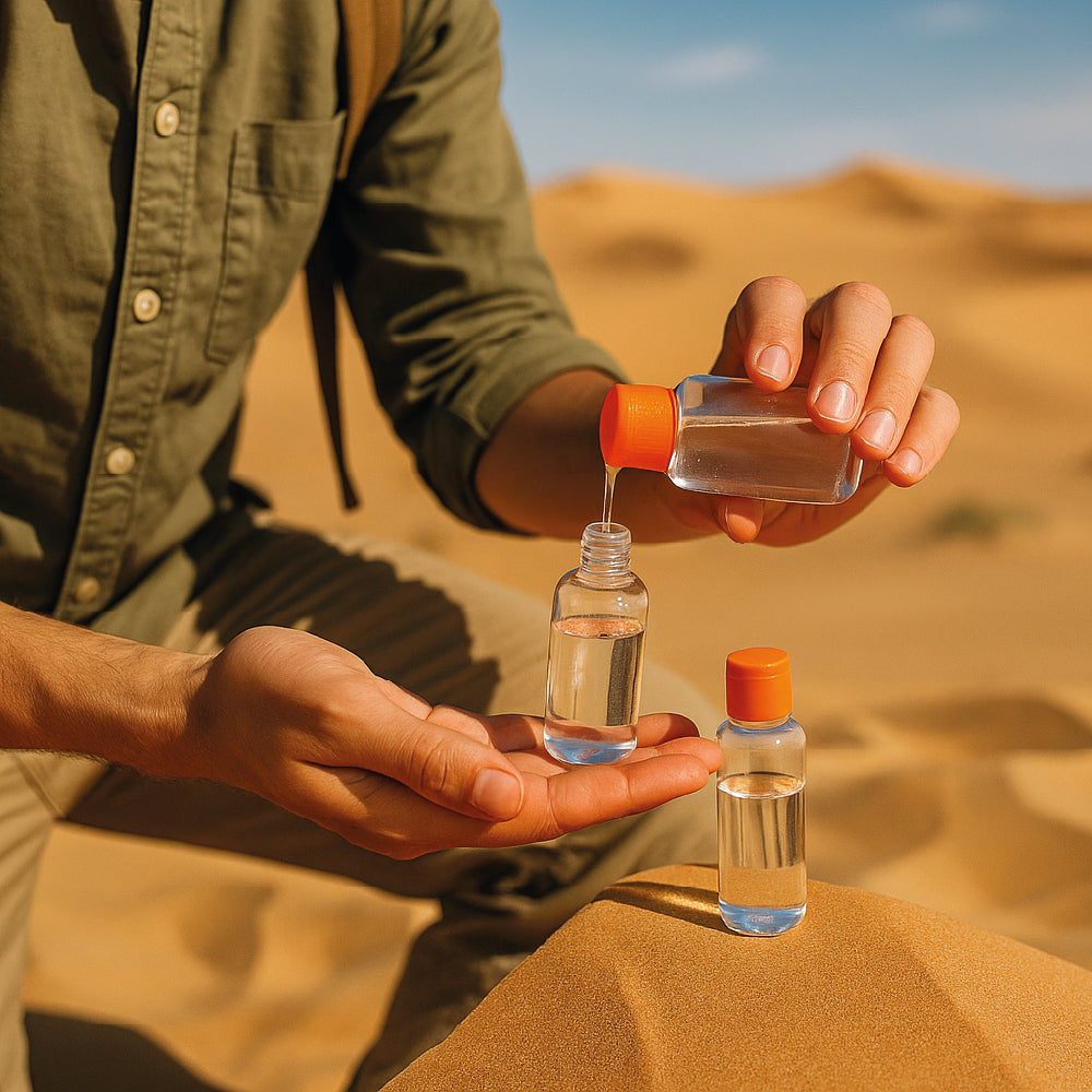 Pack de Botellas de Viaje 6 Piezas – Livianas, Prácticas y Listas para Aventuras