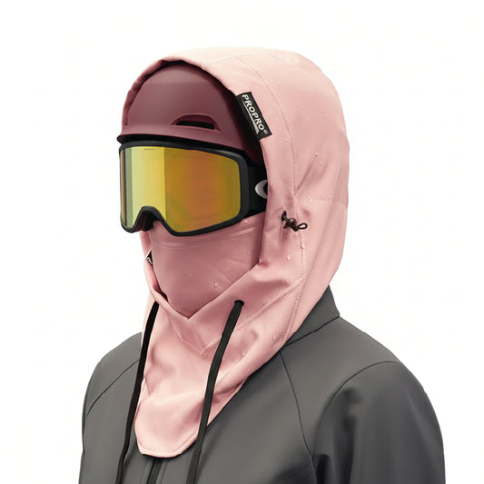 Pasamontañas Técnico 3 Capas Impermeable Ski Snowboard Alta montaña Rosa