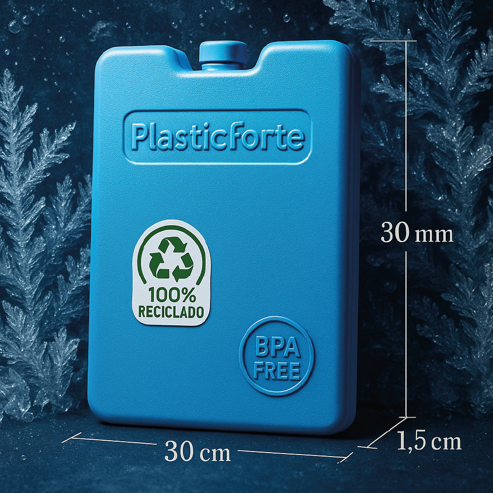 Acumulador De Frio Para Cooler 800 Gr - PlasticForte - 20 x 30 x 1,5 -  N°11