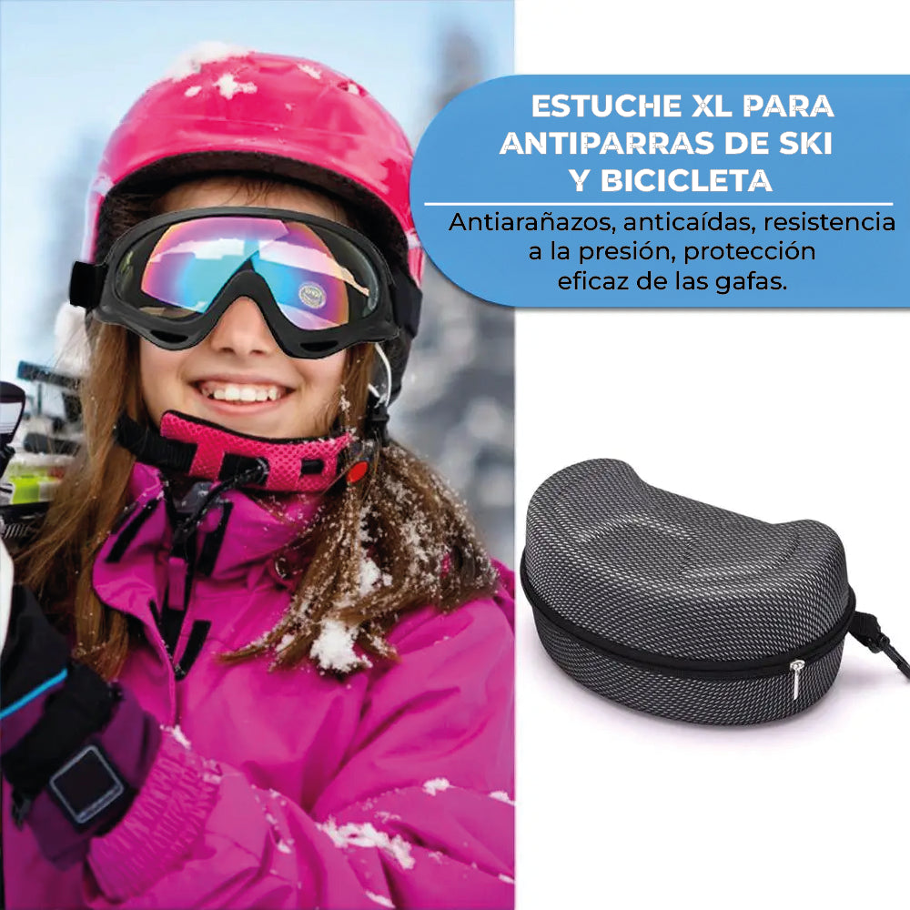 Estuche Rígido Xl Antiparras | Ski Snowboard | Viajes