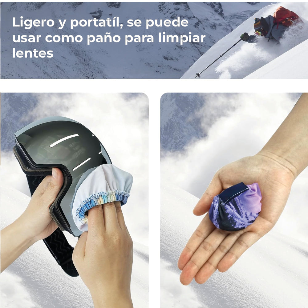 Funda Antiparras Ski/snow/bici Microfibra Nahuel Huapi