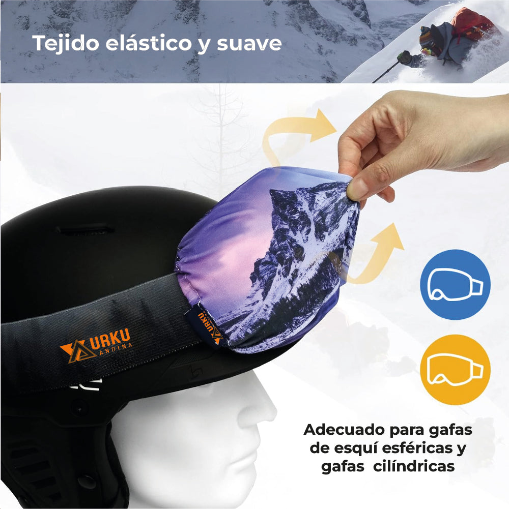 Funda Antiparras Ski/snow/bici Microfibra Andes