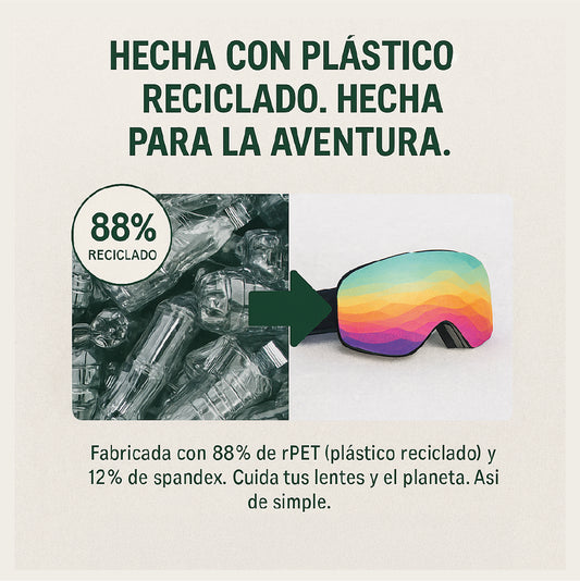 Funda Antiparras Ski/snow/bici Microfibra Danger