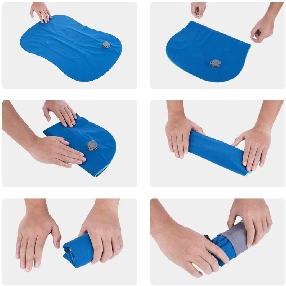 Almohada Tpu Inflable Ultraligera Camping Montaña Playa 100g