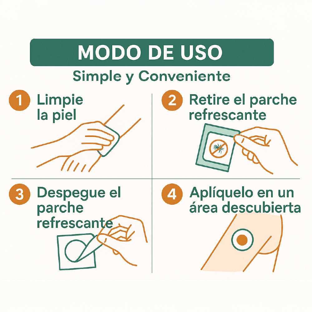 Parches Repelentes Citronela 24U - Protección Natural Bajo EN DEET Contra Mosquitos