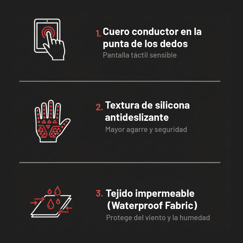 Guantes Deportivos Térmicos – Trekking, MTB y Running