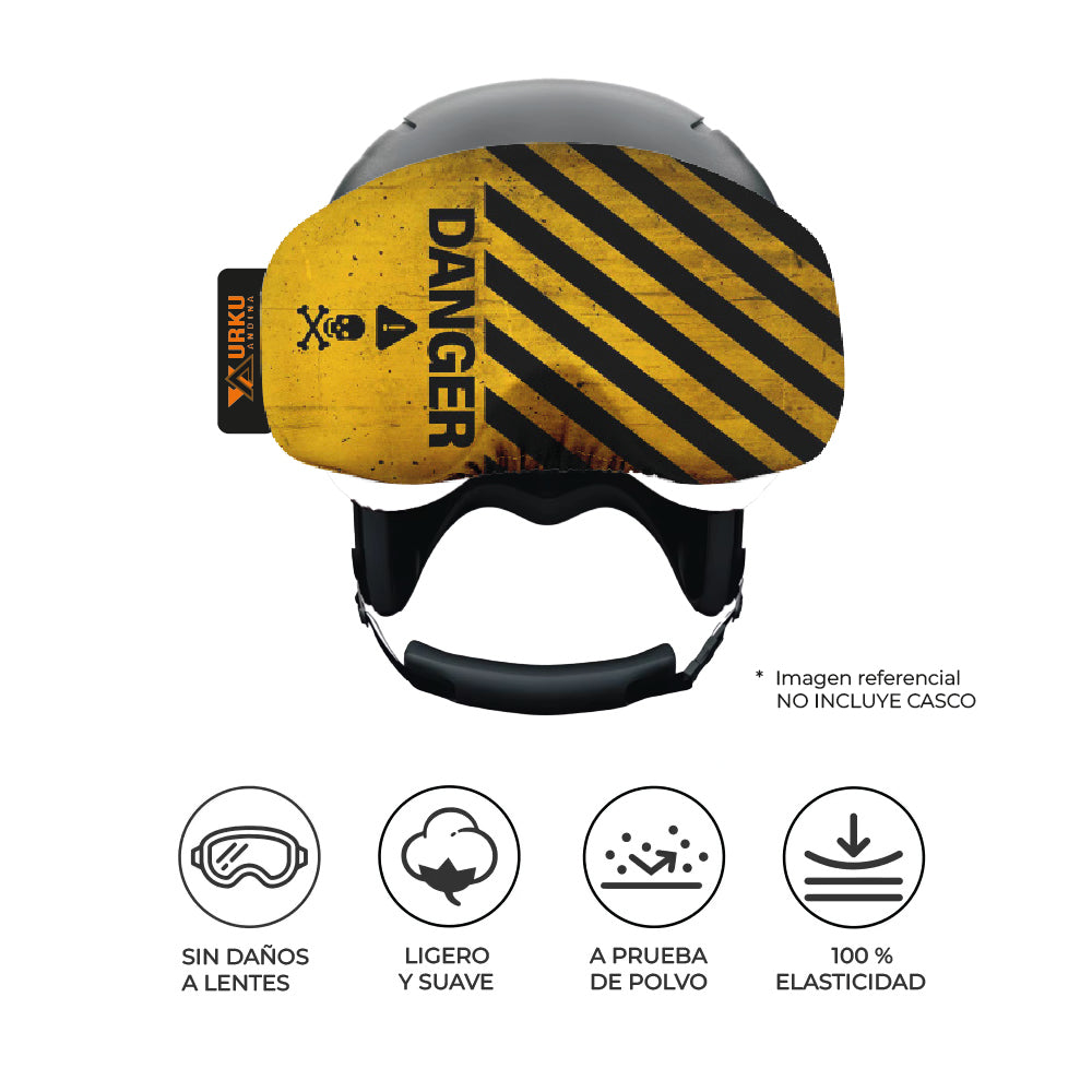 Funda Antiparras Ski/snow/bici Microfibra Danger