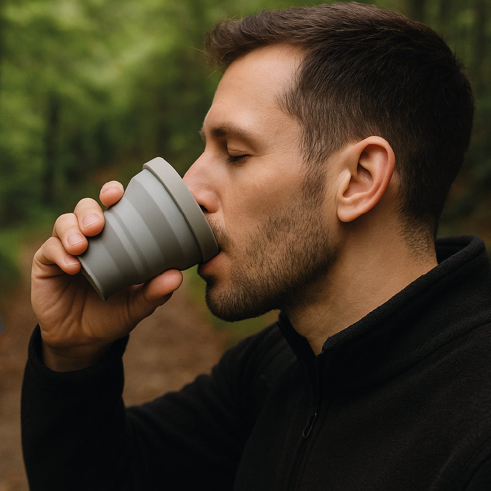 Vaso Plegable de Silicona - Tu Compañero de Aventuras Ecológico - 180 ml