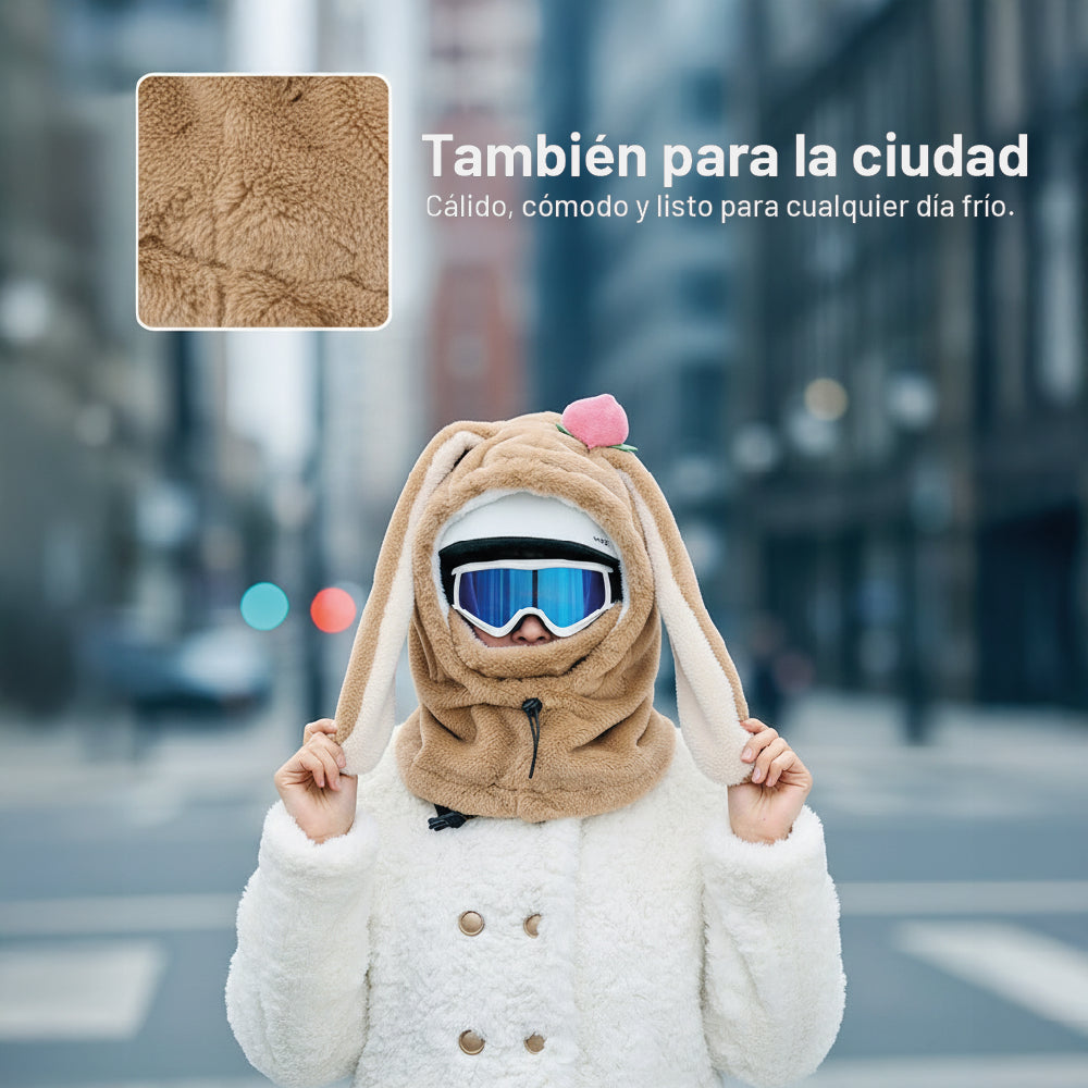 Pasamontañas Conejo  Ski/Snowboard – Térmico, Ajustable, Adulto L