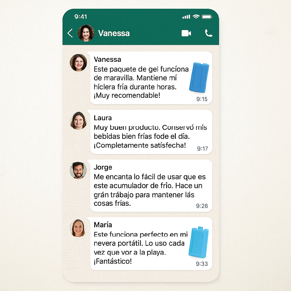 Acumulador De Frio Para Cooler 650 Gr - PlasticForte Latas - 5 x 9,5 x 21,5 - N°01