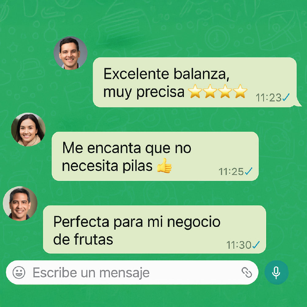 Balanza Digital Portátil Sin Batería - Báscula Colgante Autogenerada 0.2 - 30kg