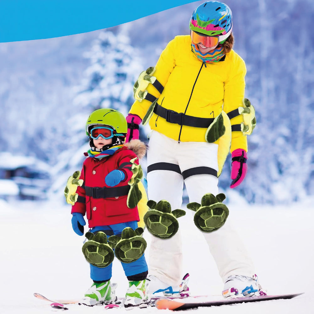 Proteccion Nieve Niños 3pzas Tortuga Ski Snowboard Caídas